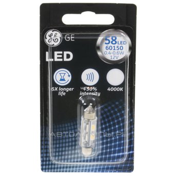 C5W 12V-LED 0,5W (SV8,5) 4000K (блистер 1шт.) 93080379 (60150) 93080379 (60150 (бл.1))
