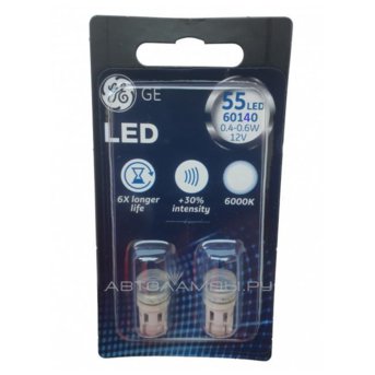 W5W 12V-LED 0,5W (W2,1x9,5d) 4000K (блистер 2шт.) 93080381 (60140) 93080381 (60140 (бл.2))