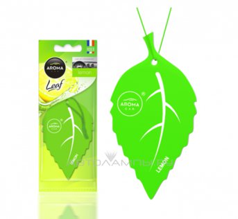 Leaf (12cm x 7cm) Lemon Ароматизатор (бумага, подвес.) 92086