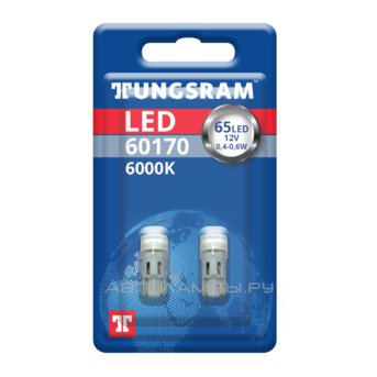 W5W 12V-LED 0,5W (W2,1x9,5d) 6000K (блистер 2шт.) 93074321 60170 BL2