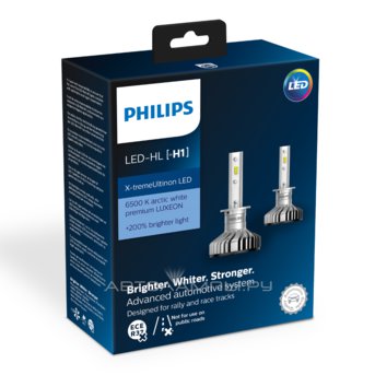 H1 12V-LED (P14,5s) 6000K 25W X-treme Ultinon LED Air Cool (ку.2 шт.) 11258XUX2