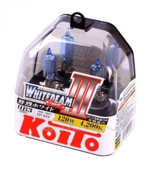 HB3 12V- 65W (P20d) (белый яркий свет, +80% света) Whitebeam (120W) (п.уп.2шт.) P0756W