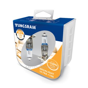 H1 12V- 55W (P14,5s) (+150% света) Megalight Ultra +150 (п.уп.2шт.) 93116876 59010NXNU PB2