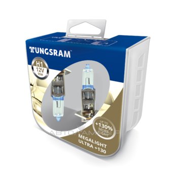 H1 12V- 55W (P14,5s) (+130% света) Megalight Ultra +130 (п.уп.2шт.) 93116872 50310XNU PB2