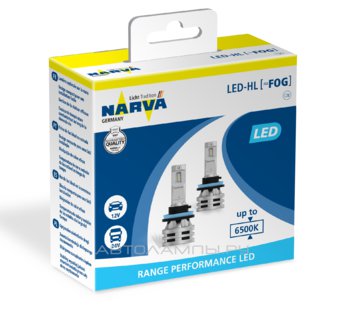 H11/8/16 12/24V-LED (PGJ19-) 6500K 24W Range Performance LED FOG (ку.2 шт.) 18036