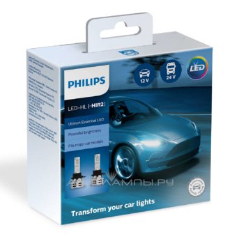 HIR2 12/24V-LED (PX22d) 6500K 24W Ultinon Essential LED (ку.2 шт.) 11012UE2X2