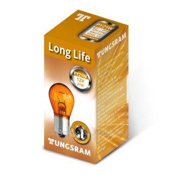 PY21W 12V-21W (BAU15s) (увелич. срок службы) Long Life (карт.уп.1шт. 10шт. в обл.) 93090295 1056L B1