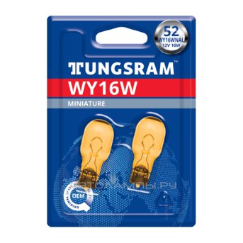 WY16W 12V-16W (W2,1x9,5d) (увелич. срок службы) Long Life (блистер 2шт.) 93111386 WY16WNAL BL2