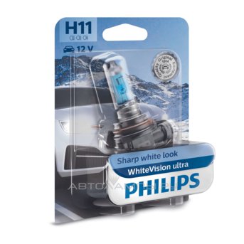 H11 12V- 55W (PGJ19-2) (  +60% .) WhiteVision ultra  (1.) 12362WVUB1