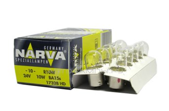 R10W 24V-10W (BA15s) (вибростойкая) HD 17328
