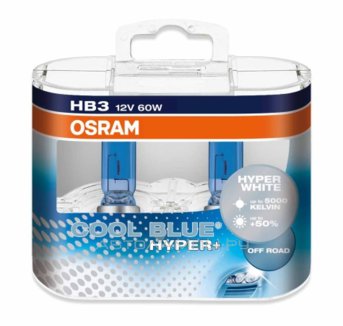 HB3 12V- 60W (P20d) (бело-голубоват. свет) Cool Blue Hyper+ (2шт) DuoBox 69005CBH+-HCB (пу.2)