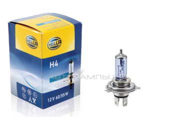 H4 12V- 60/55W (P43t) ( -..) Blue Light 8GJ 002 525-361